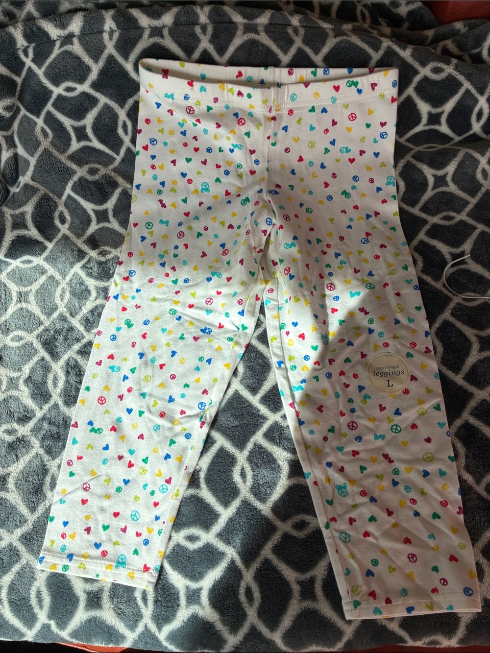 Vintage - Old Navy - Capri-length Leggings Peace & Love